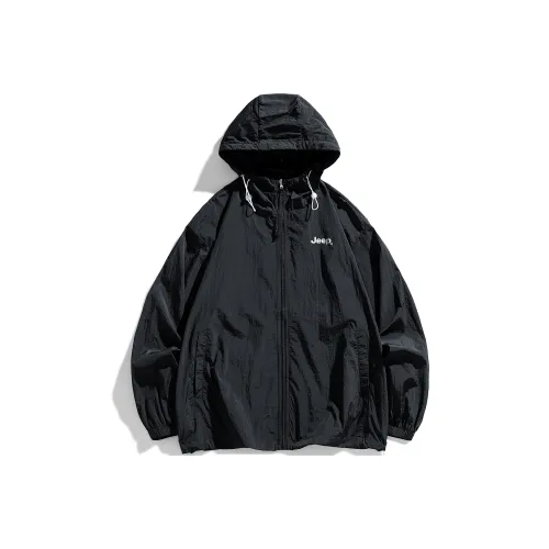 JEEP Black Knight Series Дышащая защита от ультрафиолета быстросохнущая одежда с защитой от солнца унисекс