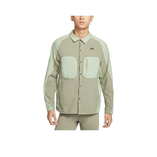 Nike Dri Fit ADV Куртка Мужская Светло-Армейский Зеленый Horizon Зеленый Черный