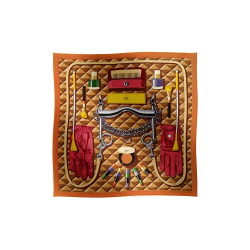 HERMES Шелковые шарфы для женщин многоцветные