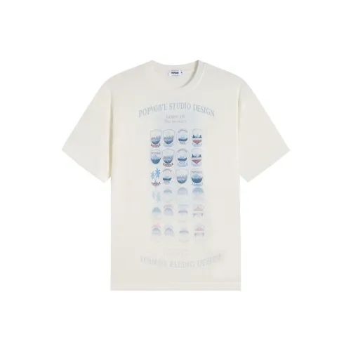 POPWAVE T-рубашка унисекс с значком в виде пейзажа