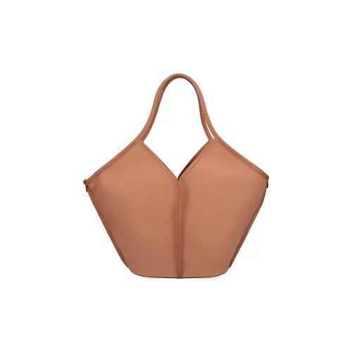 Hereu Хлопок с Телячья кожа And Холст Сумка через плечо Сумка на плечо Женская Коричневый