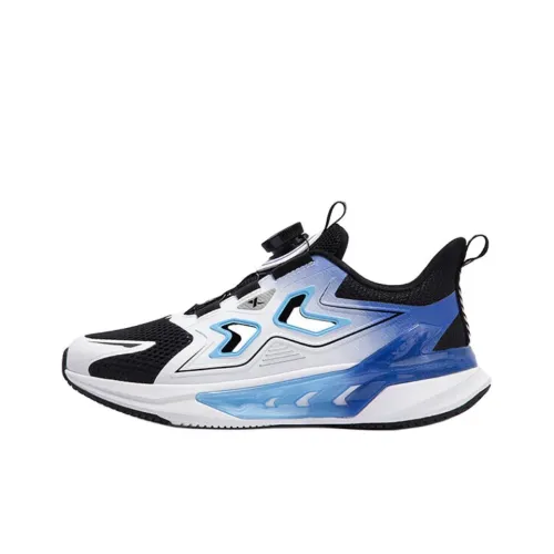 XTEP Slip-resistant Abrasion-resistant Low Top Детская беговая обувь Черный Синий