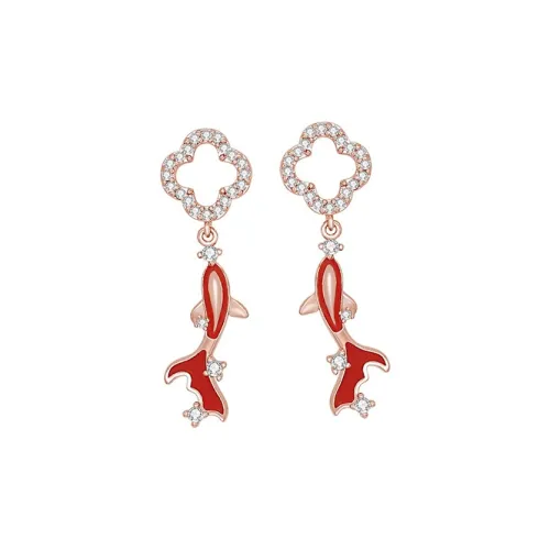 LIBI Alloy Synthetic Cubic Zirconia Earrings Women's