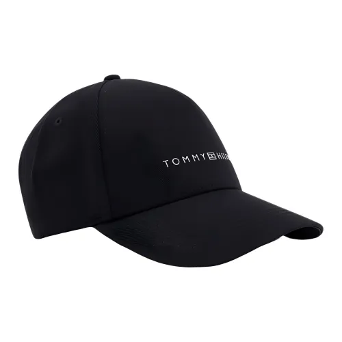 Tommy Hilfiger Хлопковые кепки черные мужские