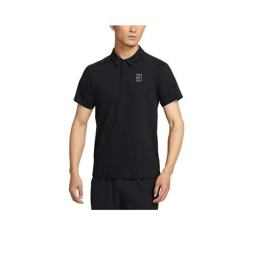 Nike Court AdvantageDri Форма T Рубашка Мужская Черная Белая