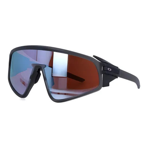 Oakley Ацетат Нерегулярная форма Солнцезащитные очки Женские Черный