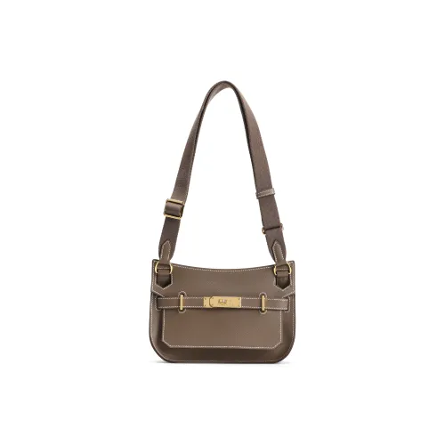 HERMES Jypsiere Evercolor Кожа Сумка через плечо Мини Женская Слоновой серый