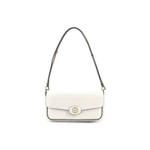 TORY BURCH Robinson Коровья кожа Сумка через плечо Стандартная Женская Орех дерева ши Цвет