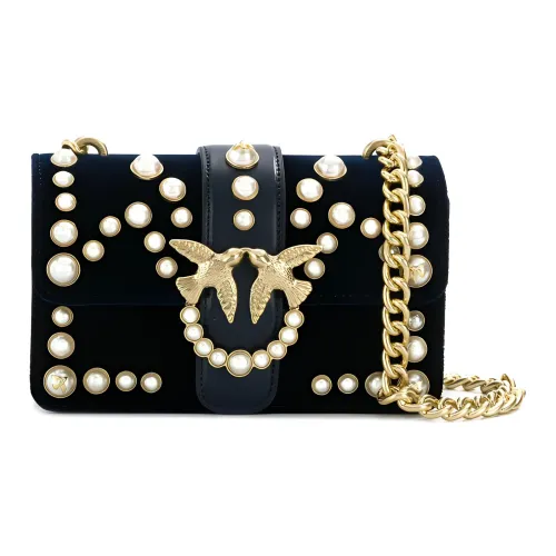 PINKO Сумка через плечо из коровьей кожи маленькая женская королевский синий