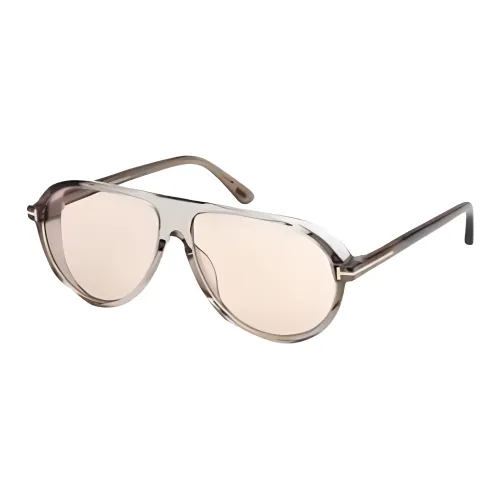 TOM FORD Ацетат Aviator Солнцезащитные очки Мужские Коричневые
