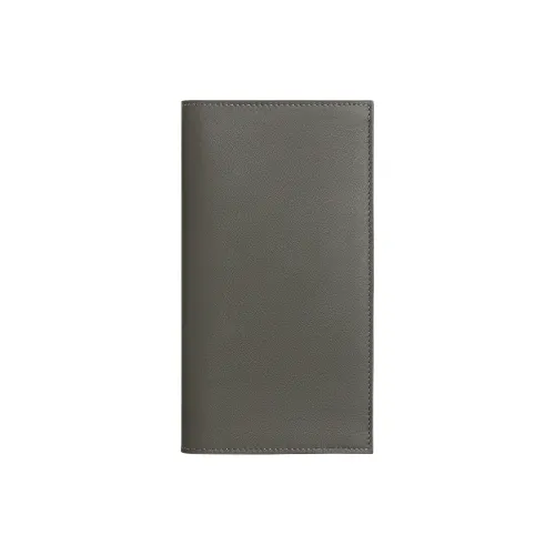 HERMES Citizen Twill Swift Телячья кожа Кошелек Унисекс Meyer Серый Caban Meyer Серый