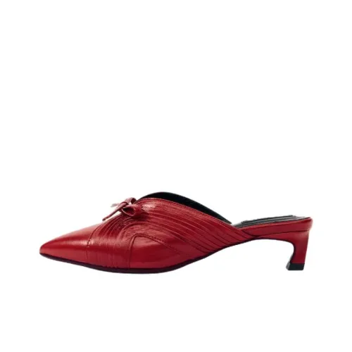 ALOHAS Домашние тапочки 4,5 см Женские Красные