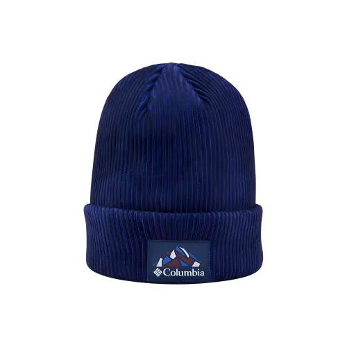 Columbia Акриловые шапки-бини унисекс синие