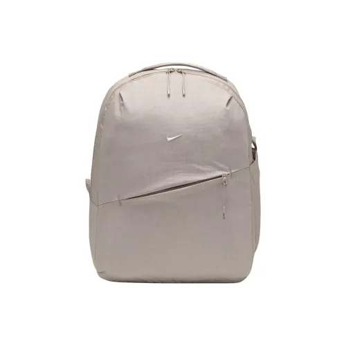 Nike Aura Нейлон Рюкзак Унисекс Преппи Серый Матовый Серебряный