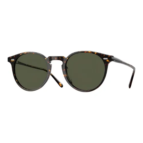 Oliver Peoples OVAL SUNGLASSES Унисекс Черепаховый