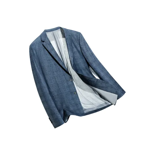 FORTEI Бизнес-костюм мужской серый синий