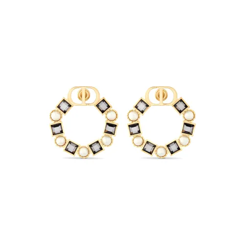 DIOR Серьги Черный/золотой Женские