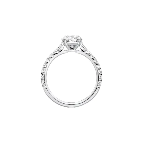 Cartier Platinum Diamond Rings Unisex Silver Картье Платина Кольца с алмазами Унисекс Серебряный