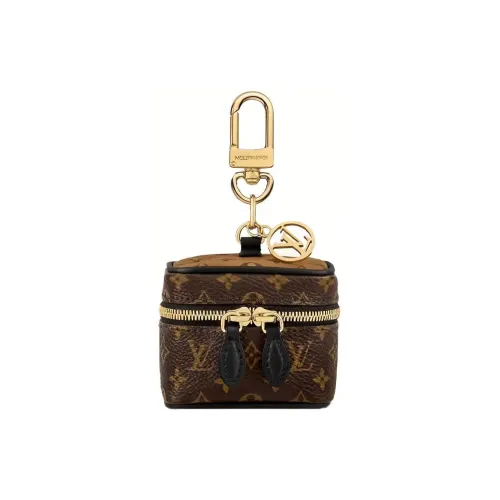 LOUIS VUITTON Vanity Холст Дрессинг Сумка Аксессуар Сумка Унисекс Коричневый