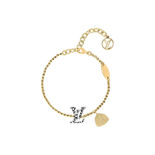 LOUIS VUITTON Iconic Infinity Dots Металлические браслеты золотые женские