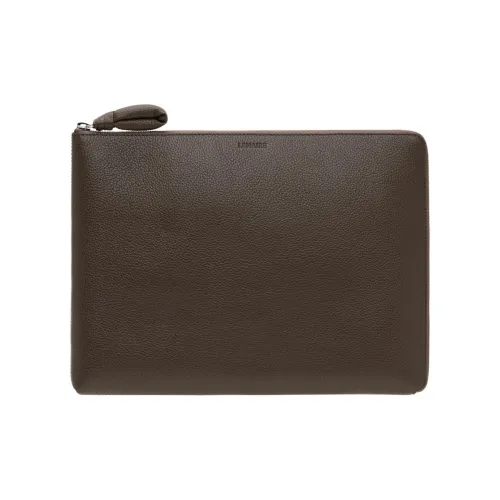 Lemaire Кожа Клатч Стандартный Мужской Коричневый