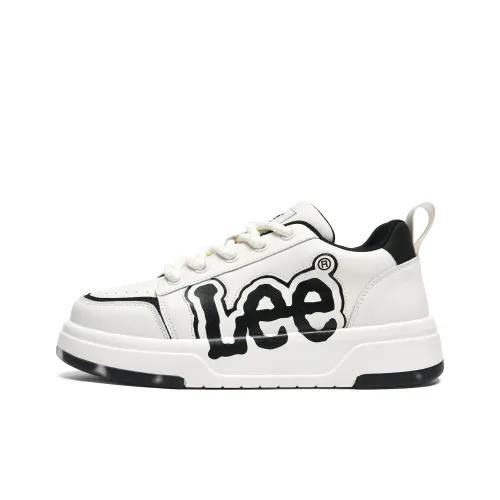 Lee совместный модель Trendy Versatile Fashion Minimalist Style Белый Кроссовки Низкий Топ Скейтборд Кроссовки Мужской