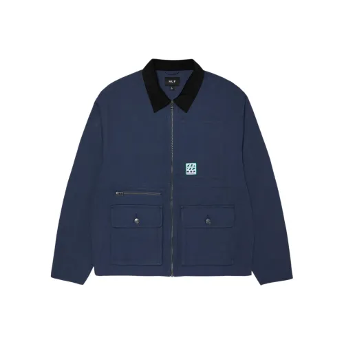 HUF SS25 Куртка Мужская Морской Синий