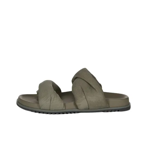 Rick Owens DRKSHDW Слипоны Женские Зеленые
