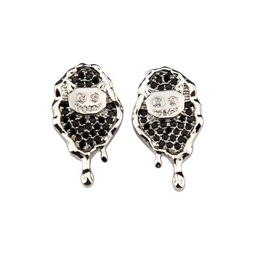 Серьги Valeria Obbaco из цинкового сплава серия Women's Silver