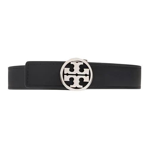 TORY BURCH Латунь Кожаные Ремни Женские Черные Ширина 2,5 см