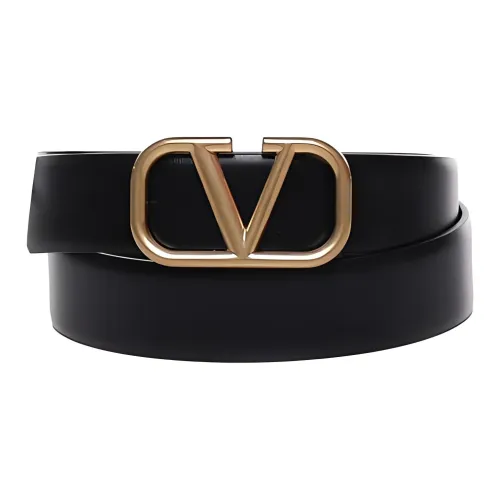 Valentino Ремни из коровьей кожи, черные, мужские