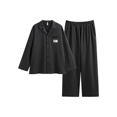 Peninsula City Пижамный комплект для студентов и работающих профессионалов Мужской Классический черный