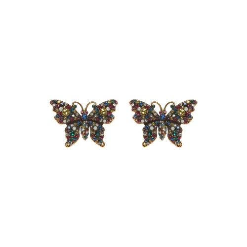 GUCCI Металлические серьги, разноцветные, женские
