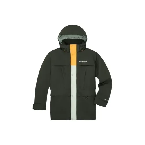 Columbia совместный бренд Transit хлопковый пуховик мужской зеленый