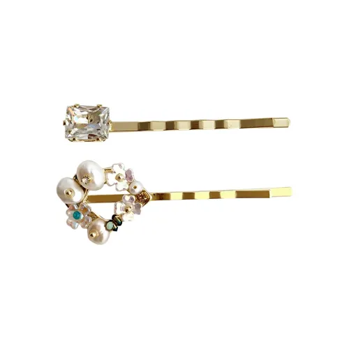 VERENA REINE Заколки для волос с покрытием из 18-каратного золота женские