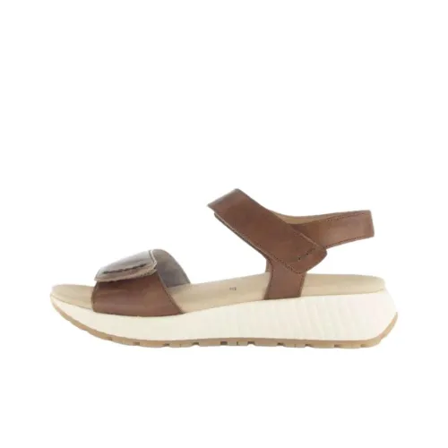 Gabor Модный One Ремень Сандалии 4CM Женские Коричневый