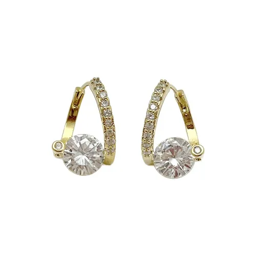 SHUANGSHENGLIAN Copper Серьги Женские