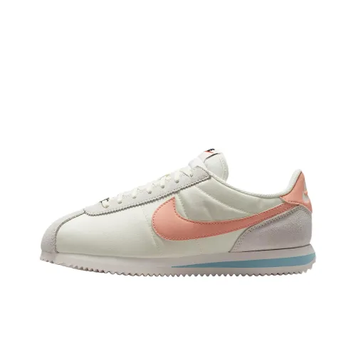 Nike Cortez Slip Resistant Abrasion Resistant Низкий Топ Casual Женский Бежевый
