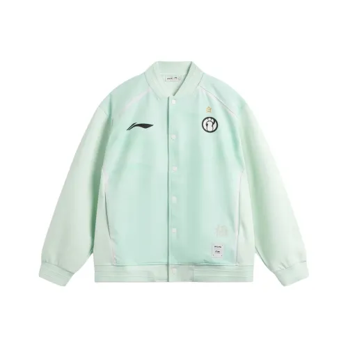 LINING x LPL Sports Life Collection Куртки и Пальто Унисекс Мягкий Аква-синий