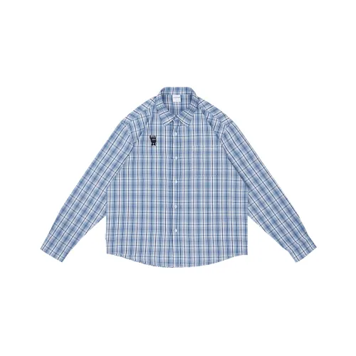 MYSAMESAME T-Shirt Унисекс Ледяной Синий Check