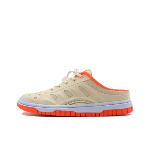 I'm Shopping Классические модные мюли Lightweight and Breathable с низким верхом для скейтбординга унисекс оранжево-красные