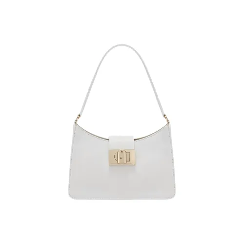 Furla 1927 Collection Рельефная Телячья Кожа Одно Плечо Сумка Маленькая Женская Хлопковая Конфетка