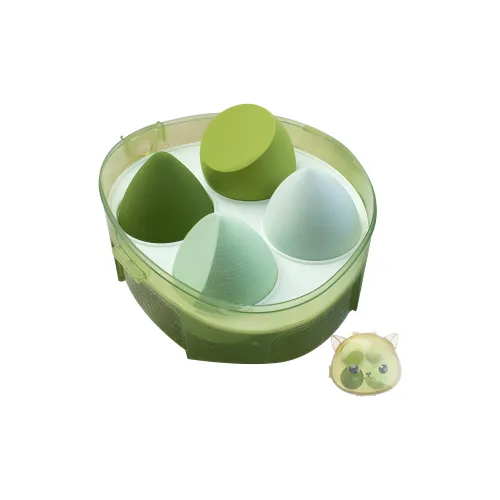 FANHUASENLIN 3 шт 4 шт Макияж Губка Air cushion Розовый Встроенная память Коробка Набор Розовый Макияж Губка