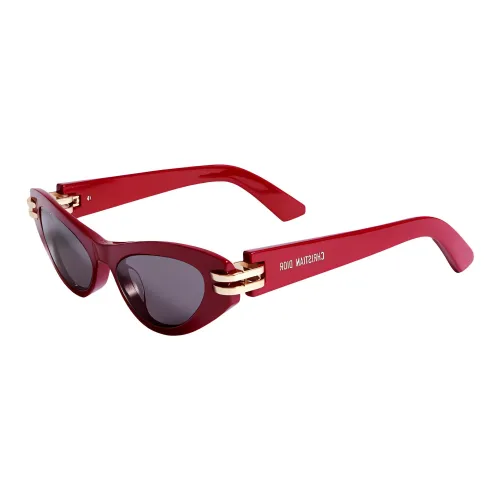 DIOR В зависимости от официального сайта Кошачий глаз Солнцезащитные очки Женские Красный