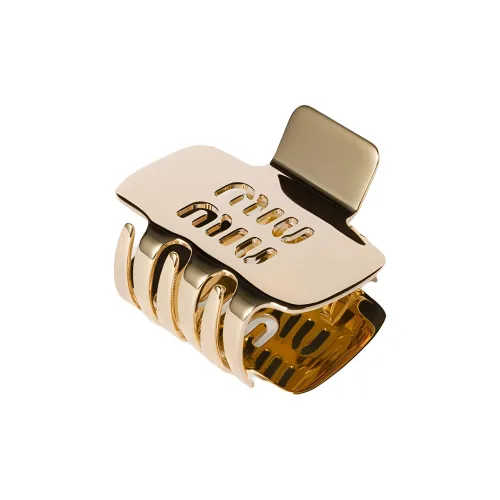 MIU MIU Заколки для волос Женские Золото