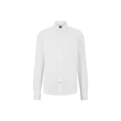 Hugo Boss Белые Мужские Рубашки