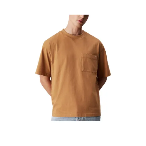 Calvin Klein T-Shirt Мужской Tobacco Brown