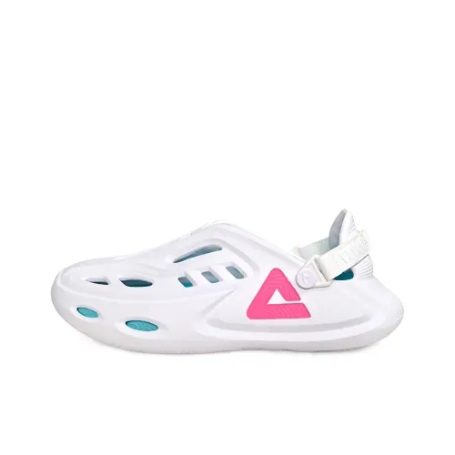 PEAK Pole Hole Shoes Сабо Мужской Белый Красный