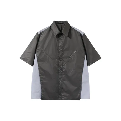 BLIND402 Темно-коричневый Мужская Рубашка