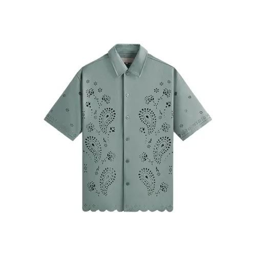 KITH Collaboration SS24 Рубашка Унисекс Порт Зеленый